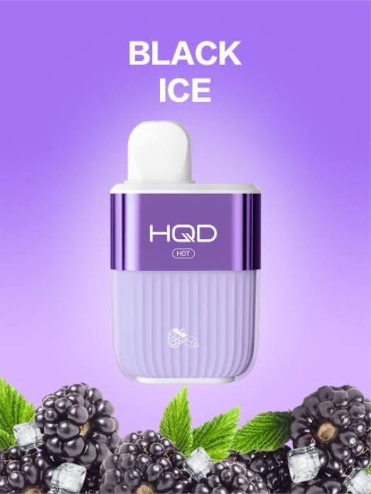HQD HOT 5000 затяжек черный лед L46N62 HQD Russia